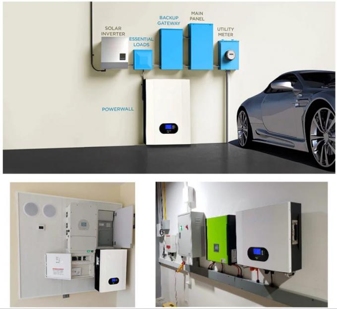 10kWH 48V 200Ah Lithium Ion Solar Battery Power Wall ESS System