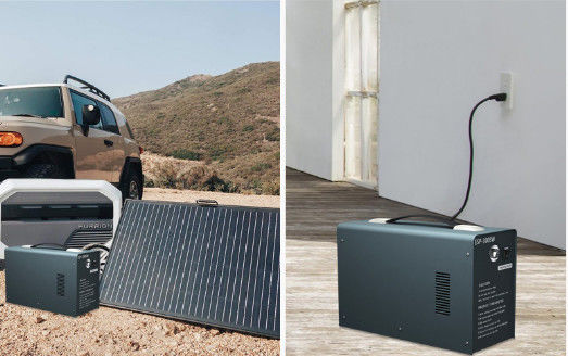Solar Outdoor Lithium Portable Power Station 200W Large Capacity Self Driving Tour Camping