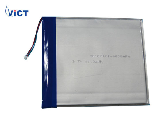 Ultra Thin Lithium Polymer Battery 3.7V 4600mAh High Capacity Rechargeable For Power Tool