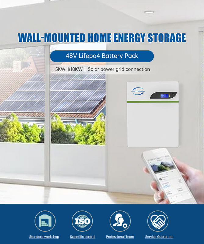 Powerwall Lifepo4 Home Solar Battery 48V 100Ah 200Ah 400Ah 5Kwh 10kwh 20kw