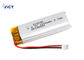 High Power 3.7 V Lithium Polymer Battery 1000 MAh Rated Capacity Dimension 10*20*50 mm